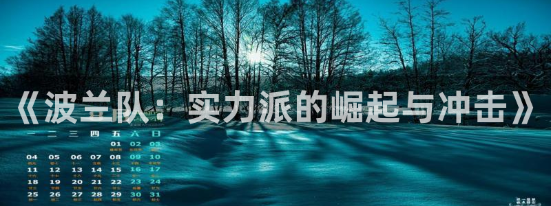 2026世界杯日期：《波兰队：实力派的崛起与冲击》