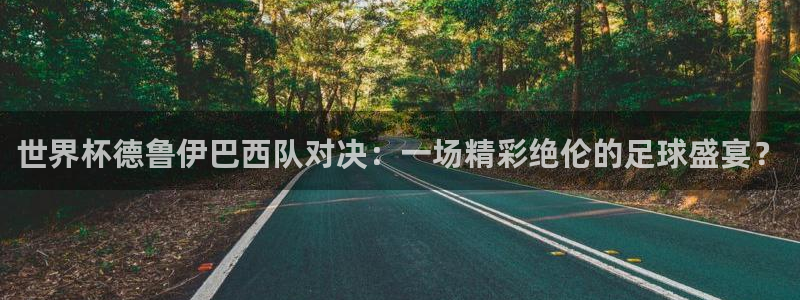 联赛杯直播：世界杯德鲁伊巴西队对决：一场精彩绝伦的足球盛宴？